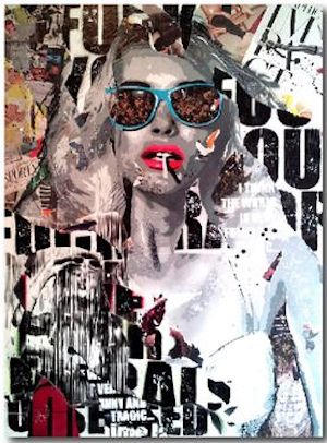 Funcore Collage Funky Collage | Julia Evans Art - Learn